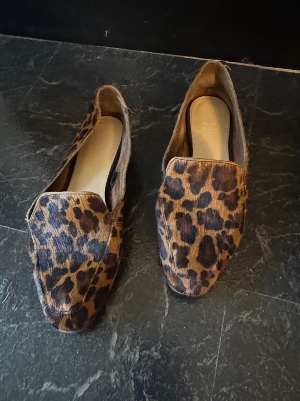 Leopard Print Women’s Slip-On Loafers